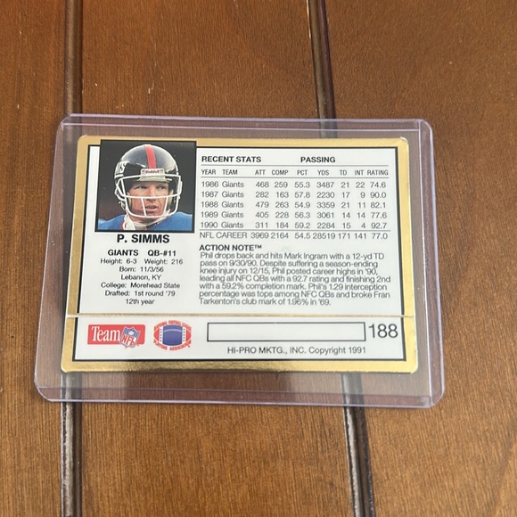 Phil Simms - Picture 2 of 2